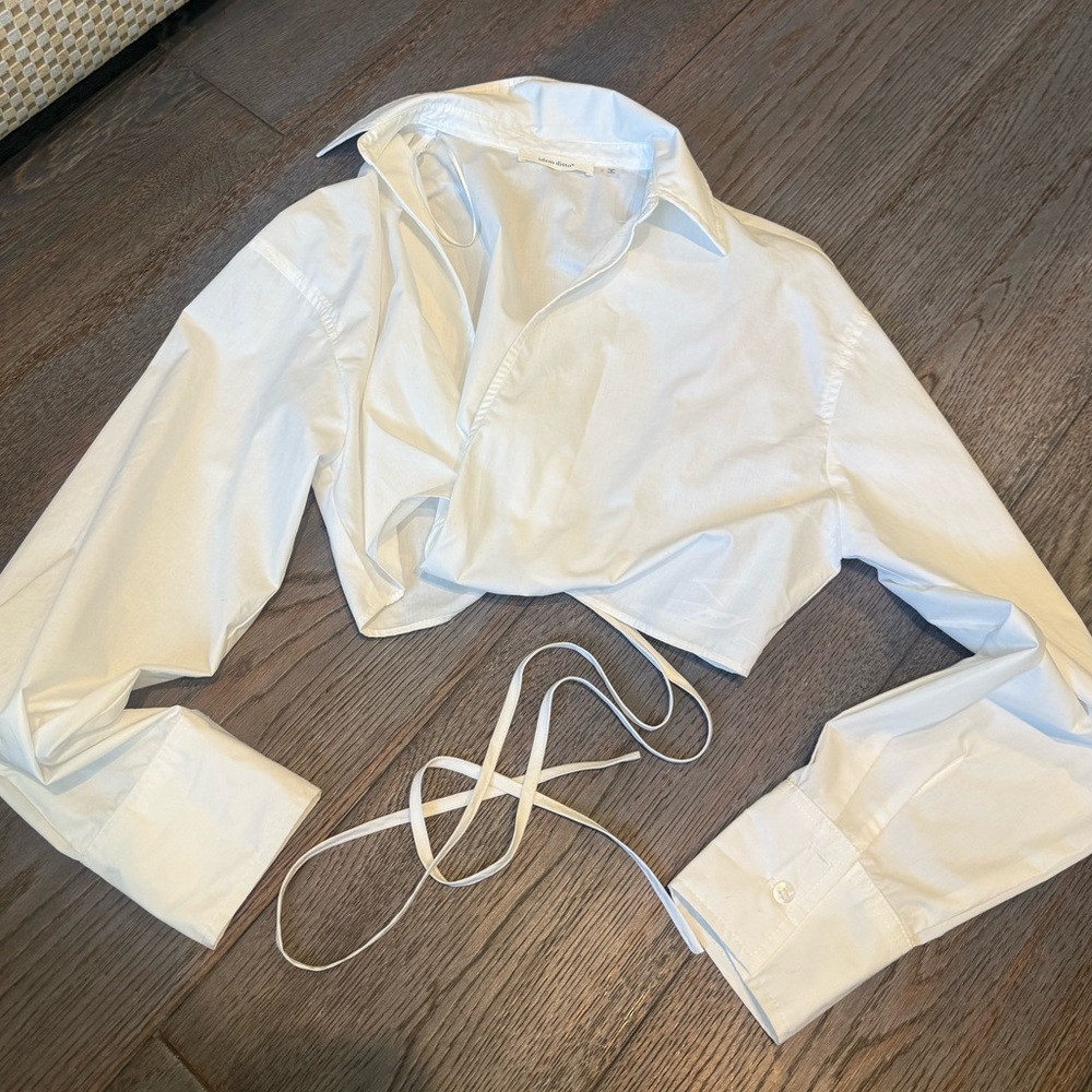 Idem Ditto White Button-Down Shirt